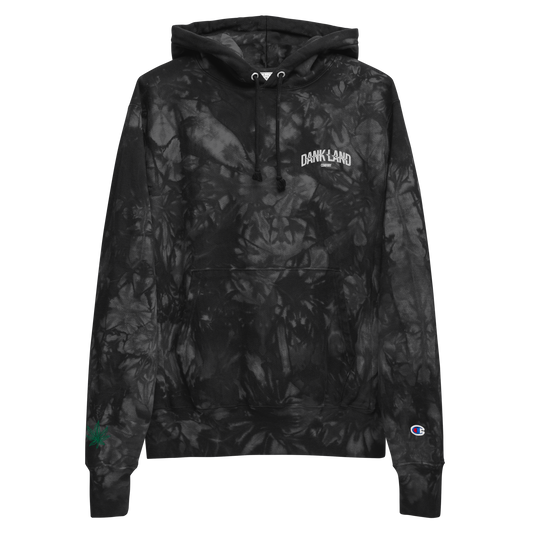 DLC V1 Embroidery Champion tie-dye hoodie