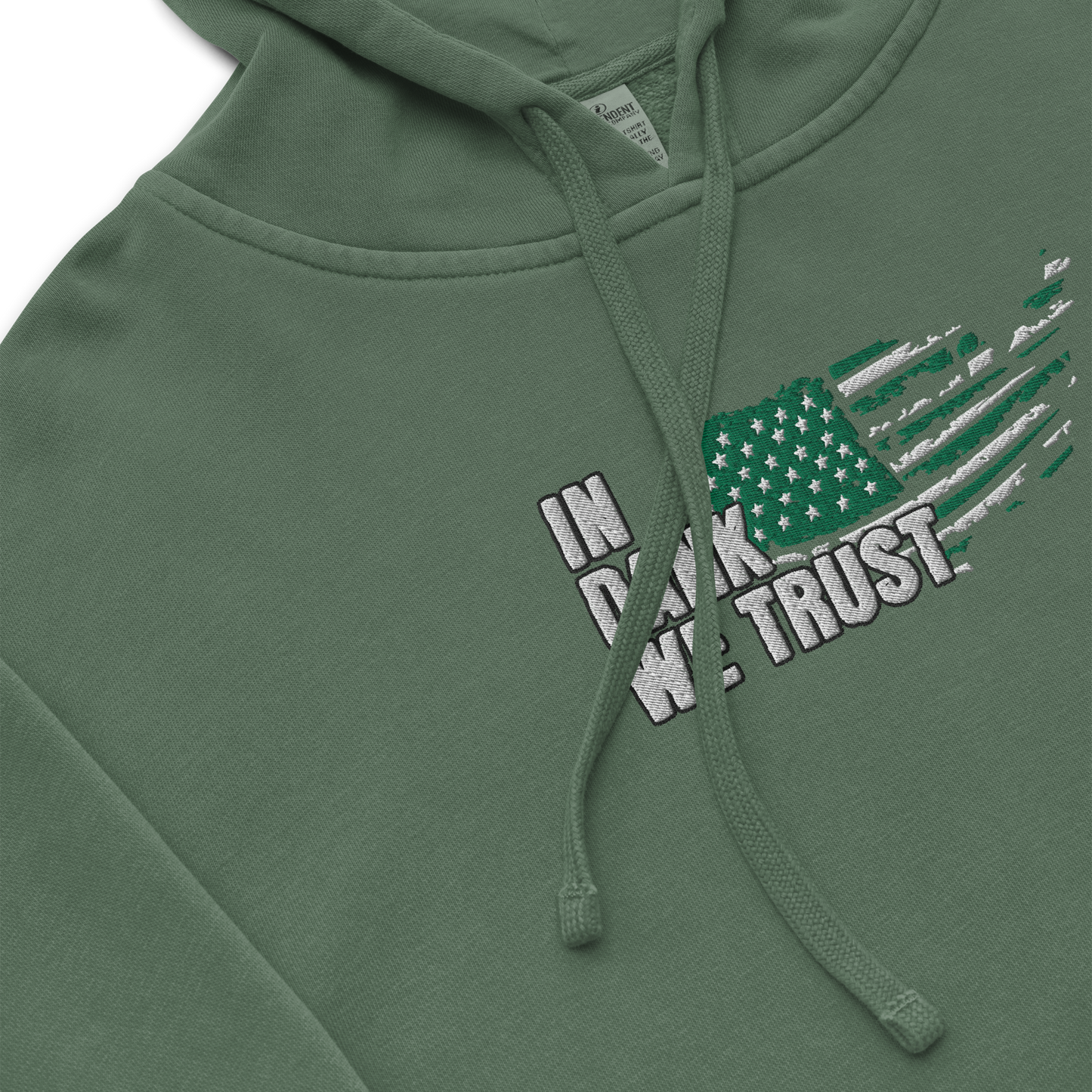 In Dank We Trust Embroidery