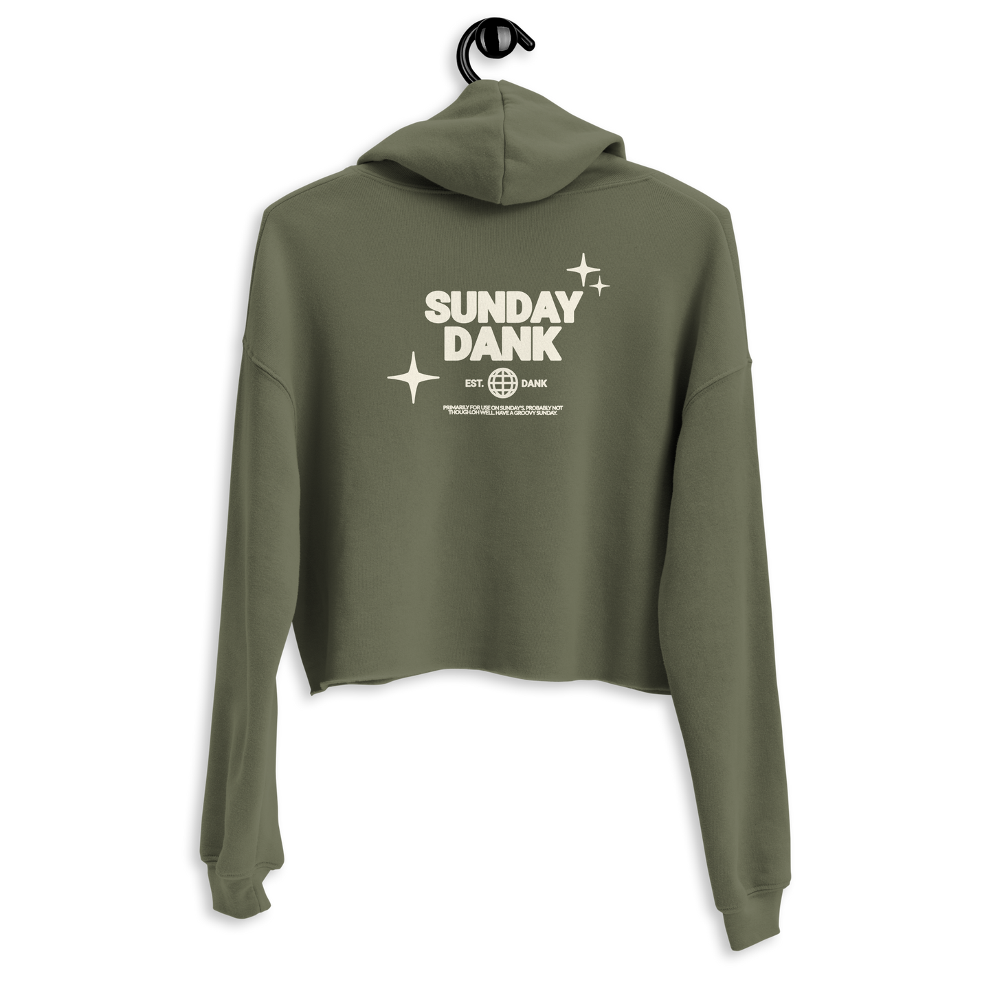 Sunday Dank Women's Crop Hoodie